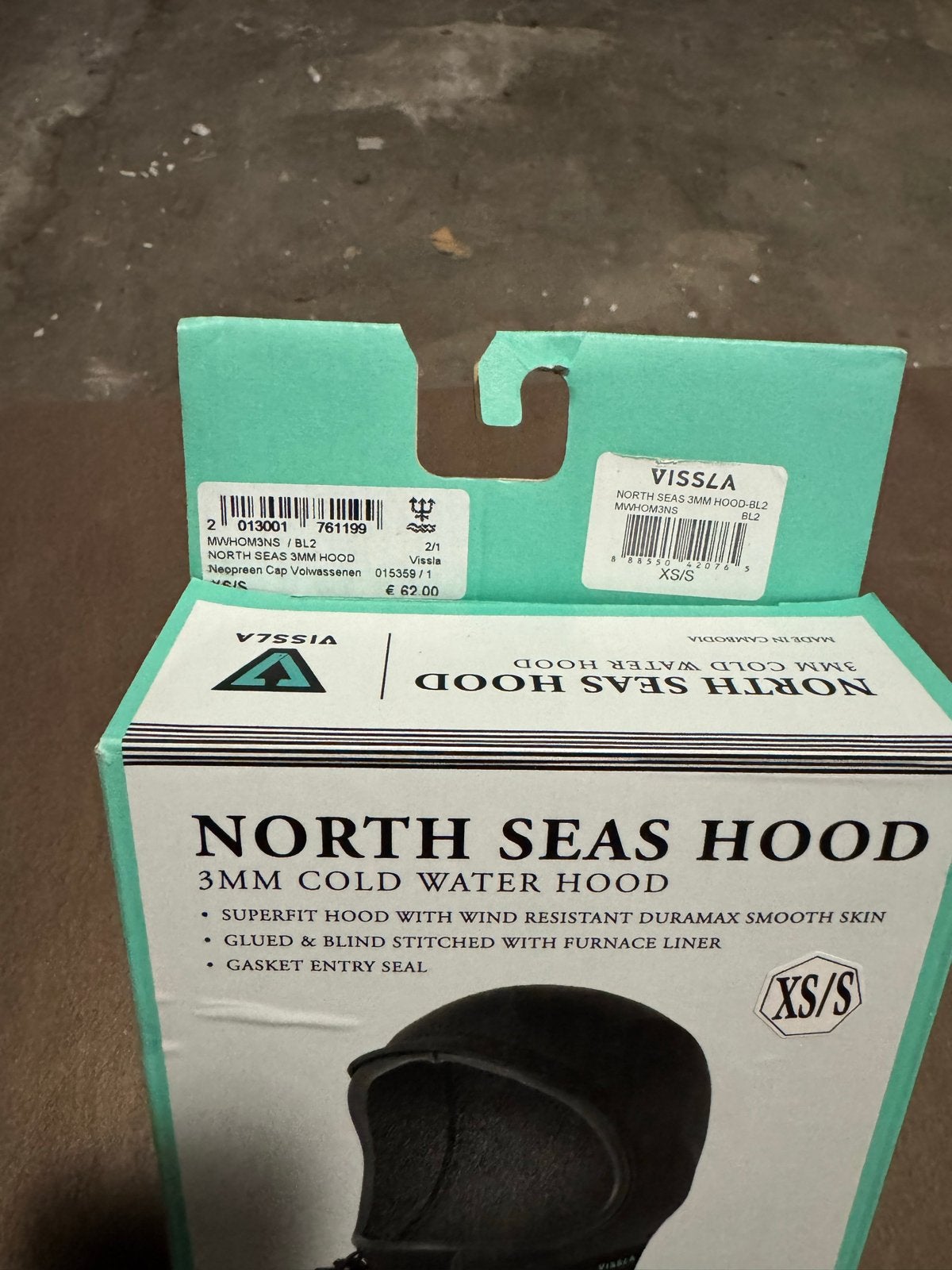 Vissla North Seas Hood 3MM Cold Water Hood XS/S, Ophalen of Verzenden, Nieuw, Dame of Heer, Overige typen