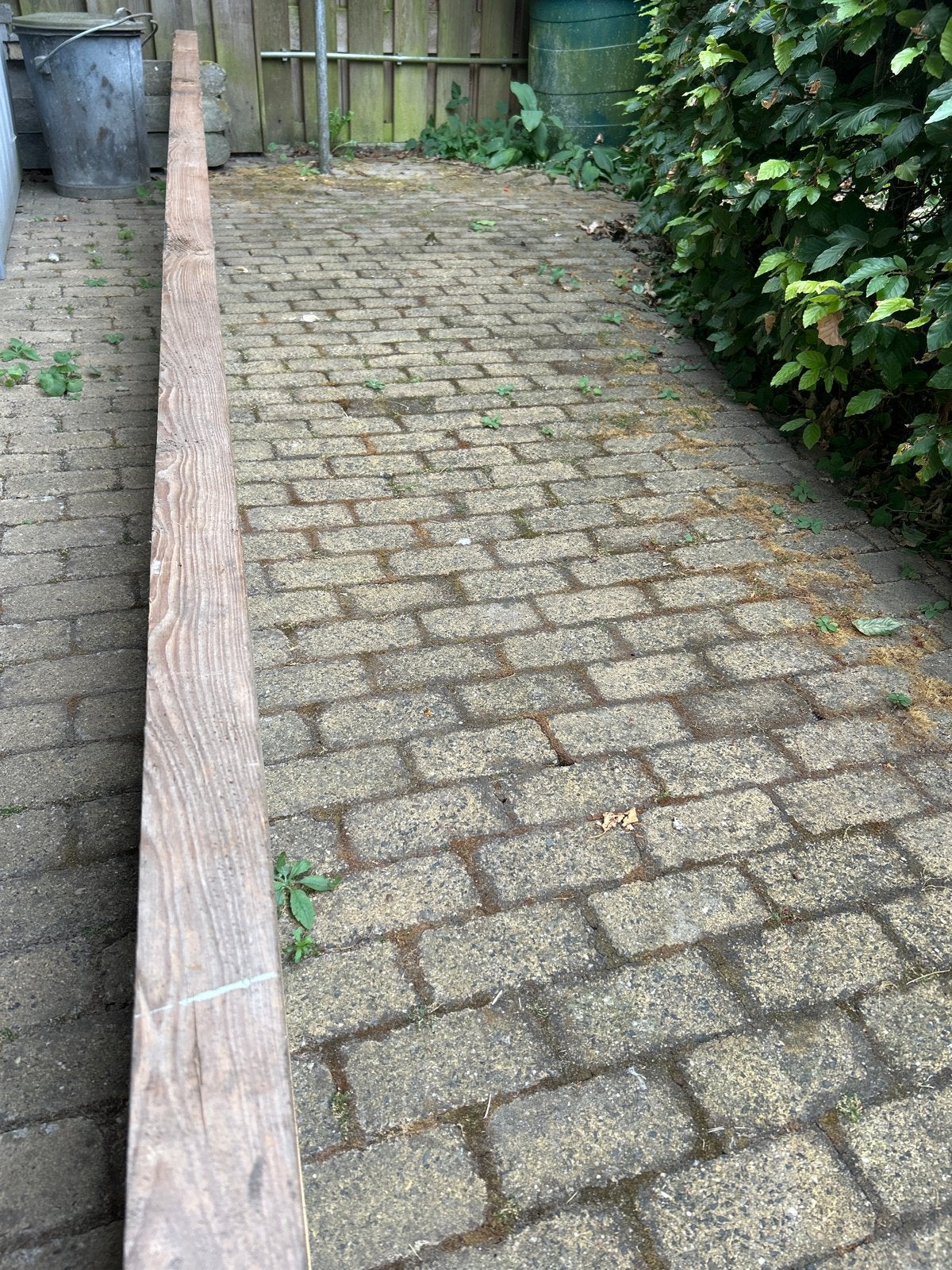 Houten draagbalk 7x19cm, 3,93m lang, Ophalen, Gebruikt, Balk, Overige houtsoorten