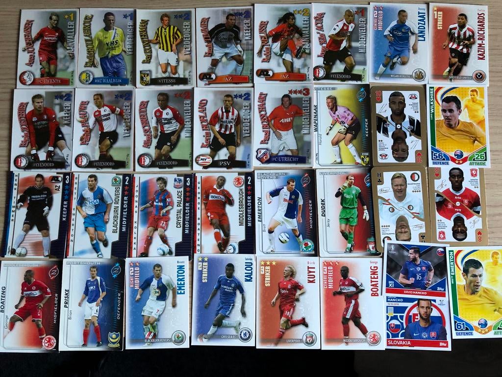 Grote collectie Feyenoord voetbalplaatjes Panini & Topps, Ophalen of Verzenden, Zo goed als nieuw, Meerdere plaatjes