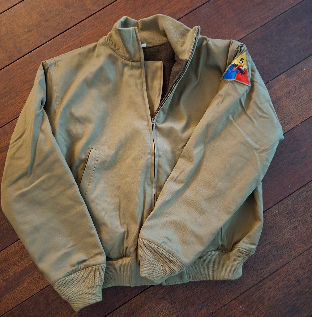 US Army Tanker Jacket 5th Armoured, Ophalen of Verzenden, Landmacht, Amerika, Kleding of Schoenen