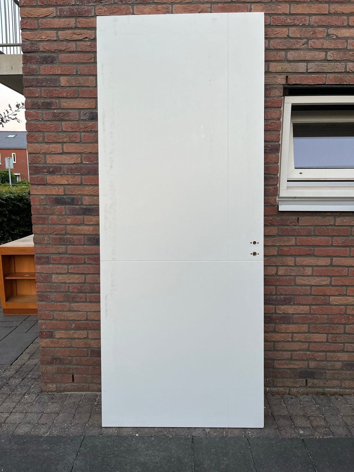 Witte binnendeur, 92.6 x 231.5 cm, Doe-het-zelf en Verbouw, Deuren en Horren, Ophalen, Gebruikt, 80 tot 100 cm, 215 cm of meer