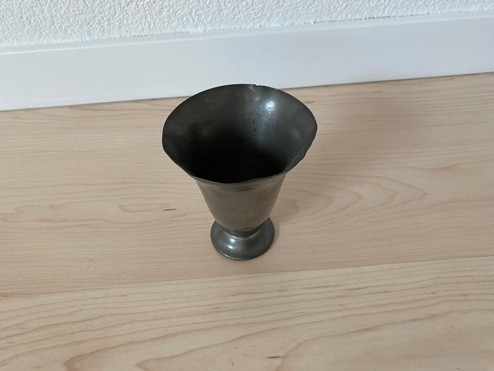 Antieke Tinnen Vaas Tiel CK Holland - Vintage Decoratie, Antiek en Kunst, Antiek | Tin, Ophalen of Verzenden