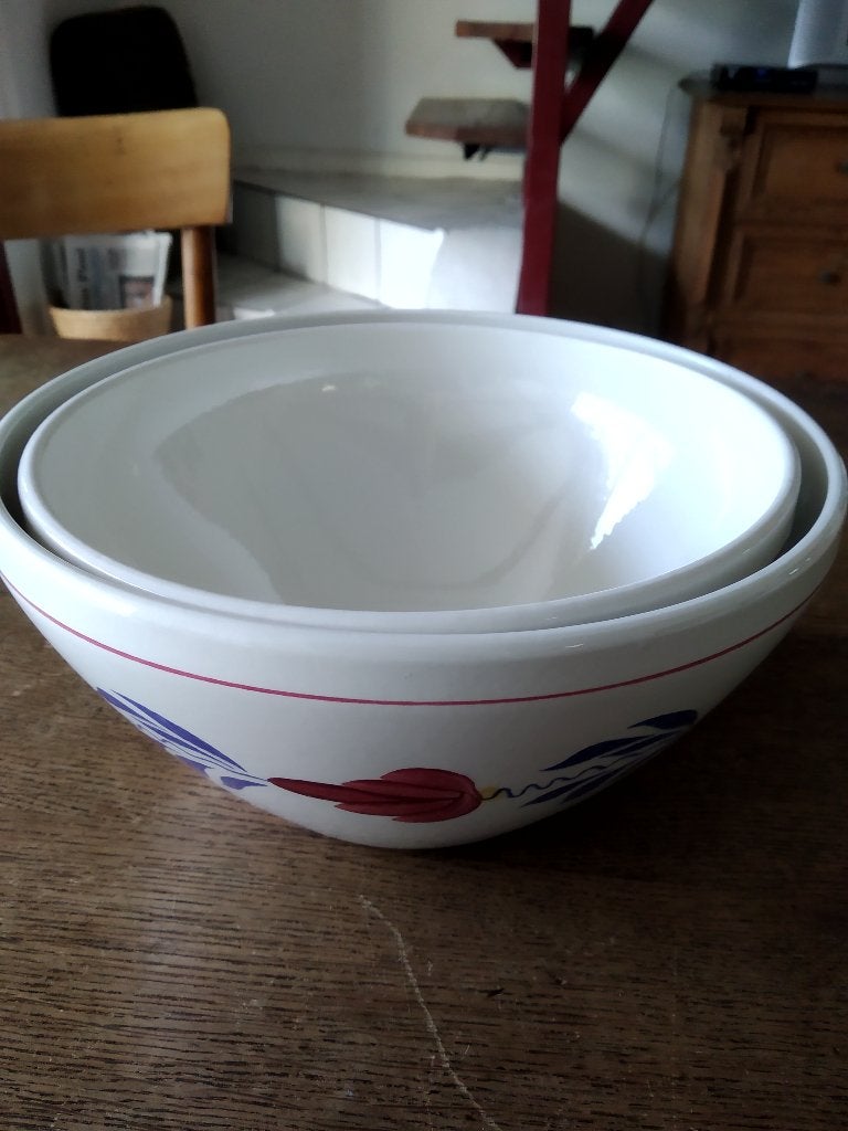 Nieuw Boch Boerenbont servies, Ophalen, Nieuw, Aardewerk, Landelijk/Boerenbont