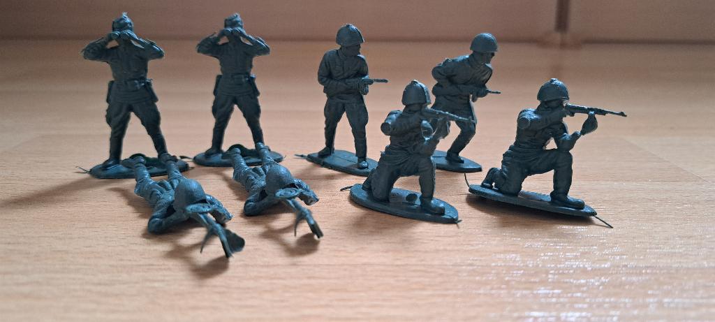 1/32 airfix russische infanterie, Ophalen of Verzenden, Gebruikt, 1:50 of kleiner, Figuur of Figuren