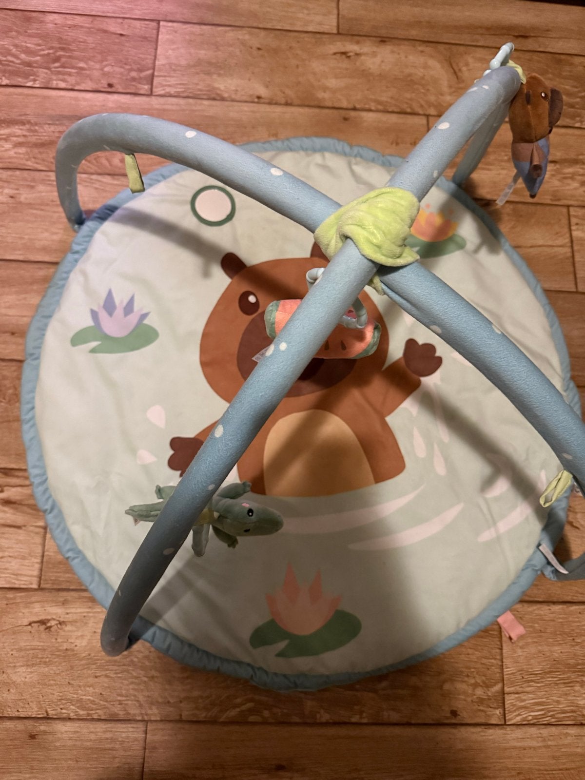 Baby speelkleed met bogen en speeltjes, Ophalen, Gebruikt, Speelkleed, Met geluid