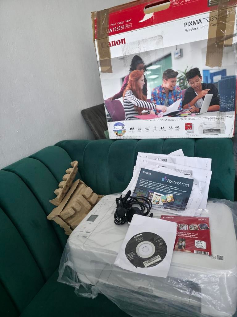 Canon PIXMA TS3351 All-in-One Printer - Wit - Nieuw, Ophalen of Verzenden, Nieuw