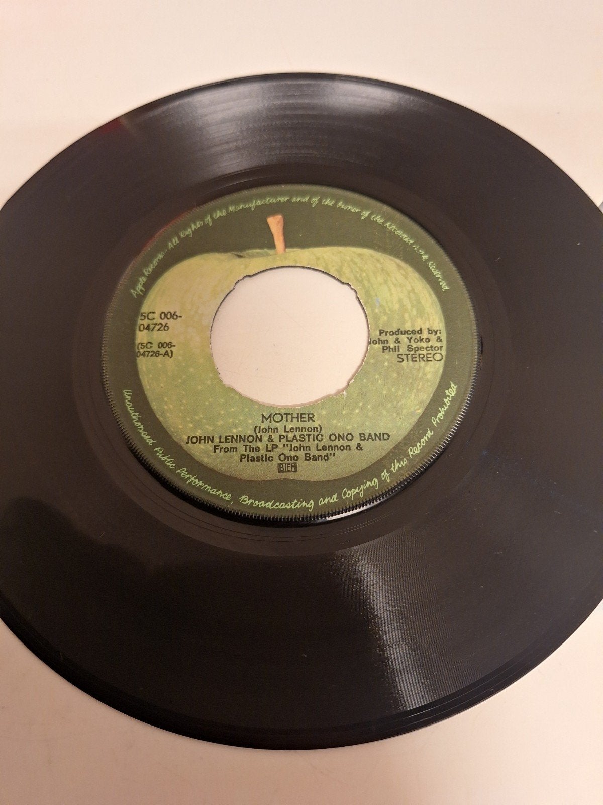John Lennon - Mother, 1970., Cd's en Dvd's, Verzenden, 7 inch, Pop, Overige typen