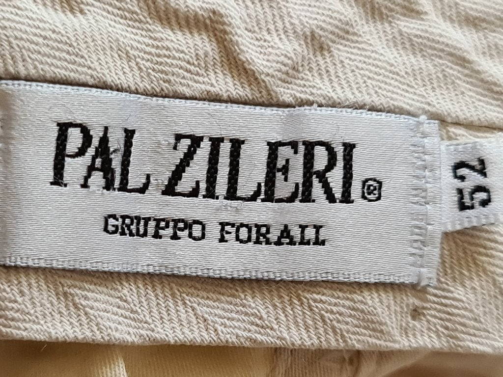 Nieuw  PAL ZILERI Broek met witt beige  kleur maat 52, Maat 52/54 (L), Verzenden, Beige, Nieuw