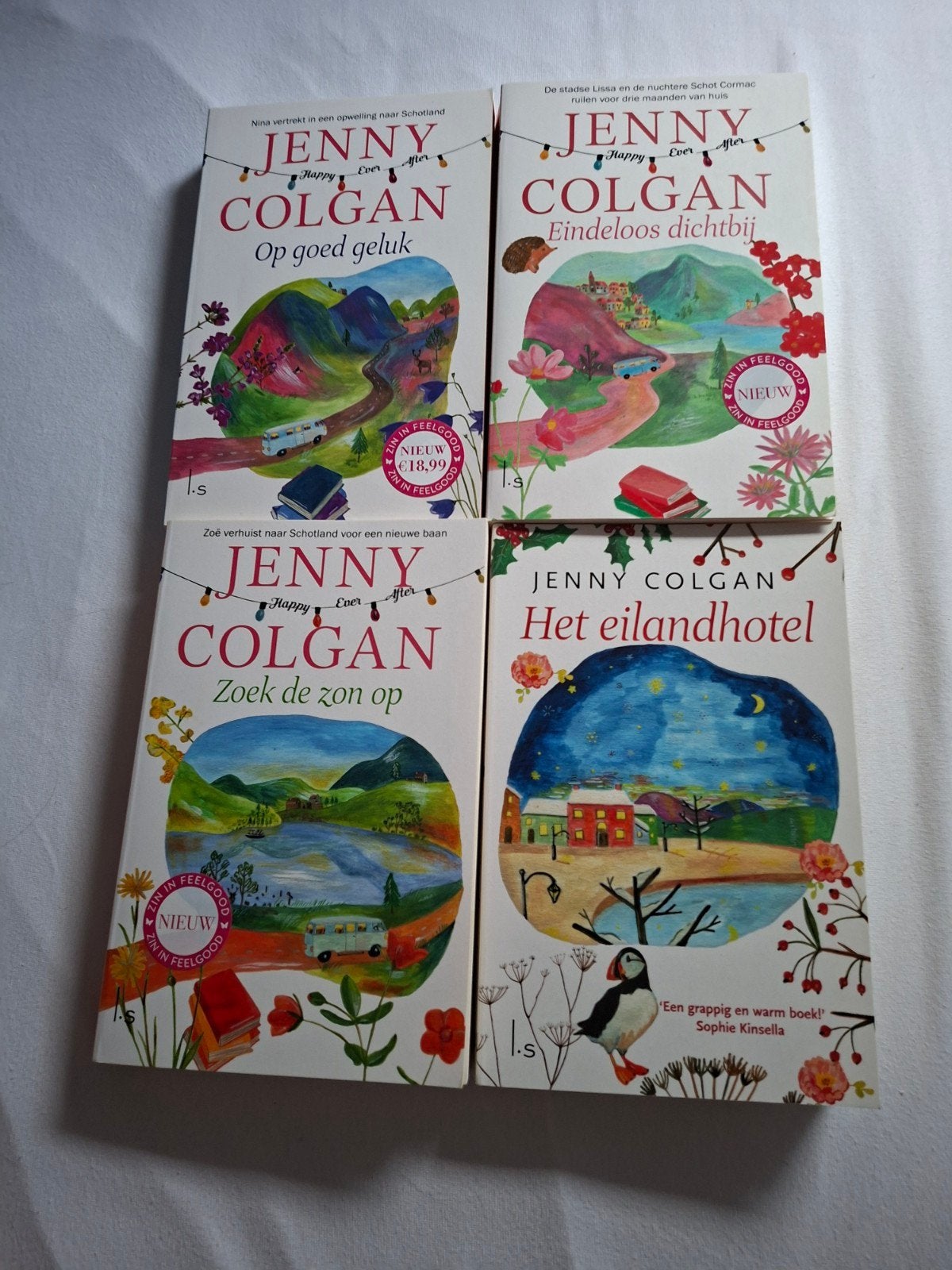 Jenny Colgan boekenpakket - 4 romans, Ophalen, Zo goed als nieuw, Jenny Colgan, Europa overig