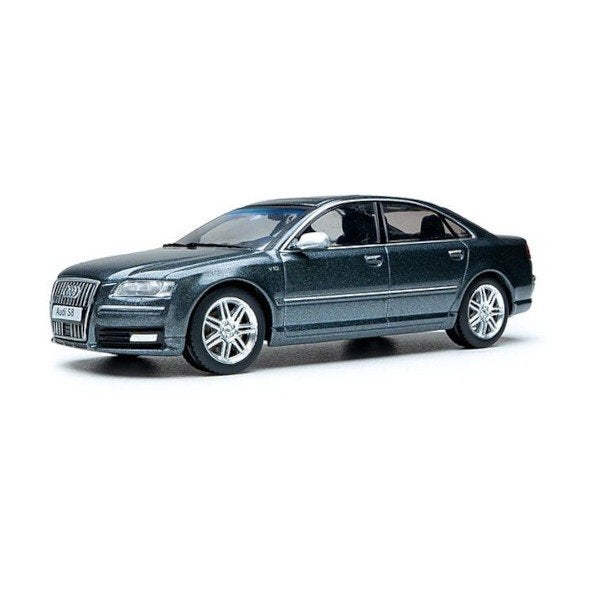 Audi S8 (D3) 2010 Daytona Grijs Schaal 1/43 Solido, Solido, Auto, Solido, Nieuw