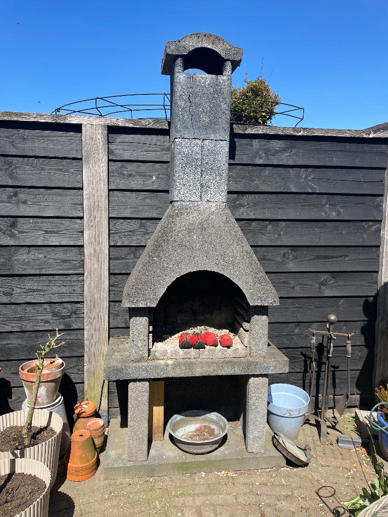 Buitenhaard/ barbecue, Tuin en Terras, Tuinhaarden, Ophalen, Gebruikt