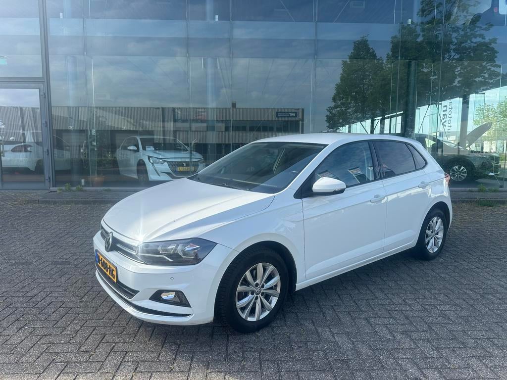 Volkswagen Polo 1.6 TDI 95pk 2018 Wit, Auto's, Voorwielaandrijving, Zwart, Wit, Bedrijf