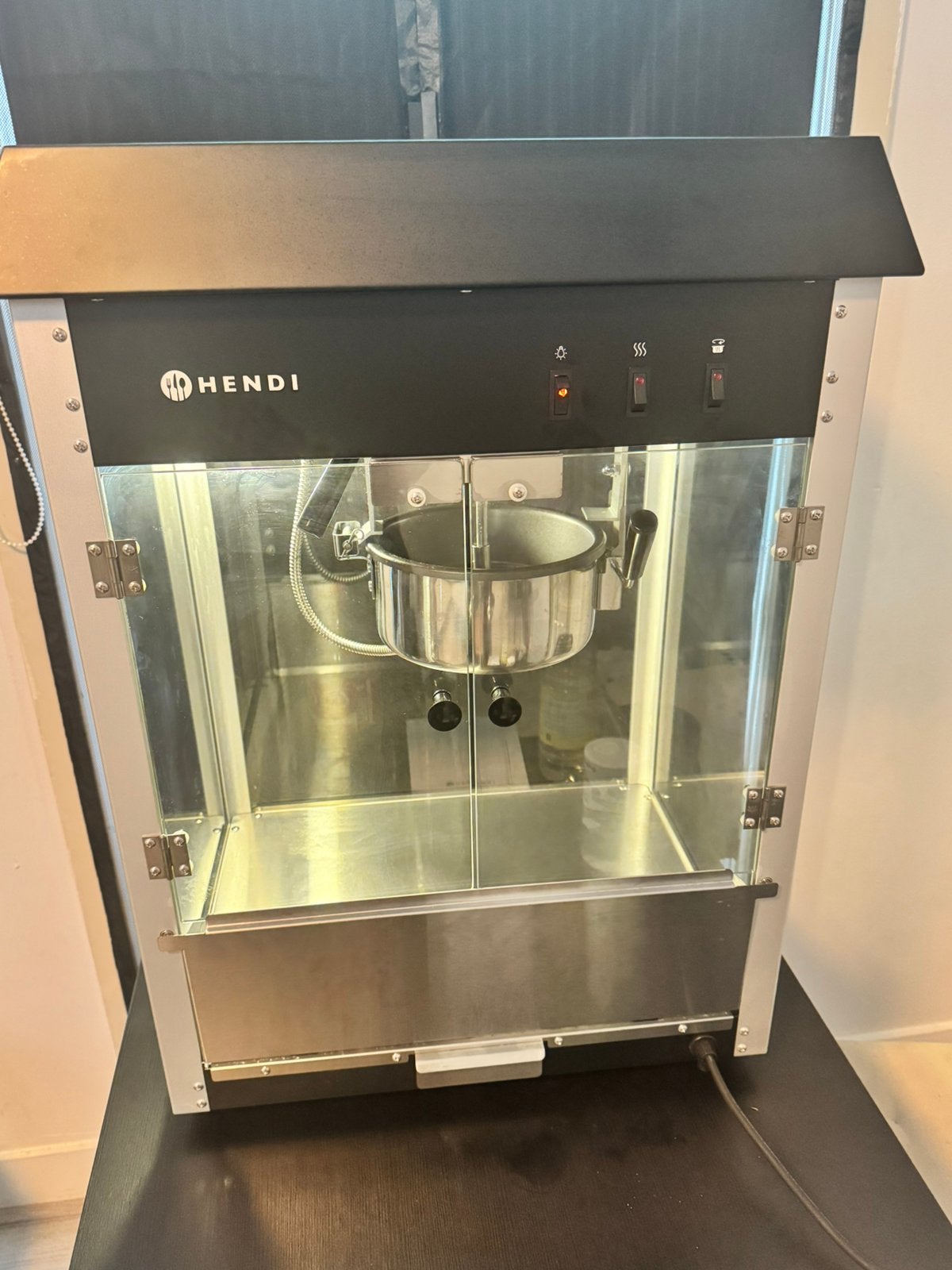 Hendi Popcornmachine te huur, Ophalen of Verzenden, Zo goed als nieuw