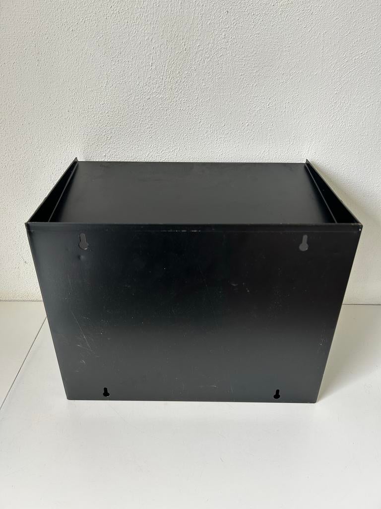 Zwart ijzeren postvak / documentenhouder, Ophalen of Verzenden, Gebruikt