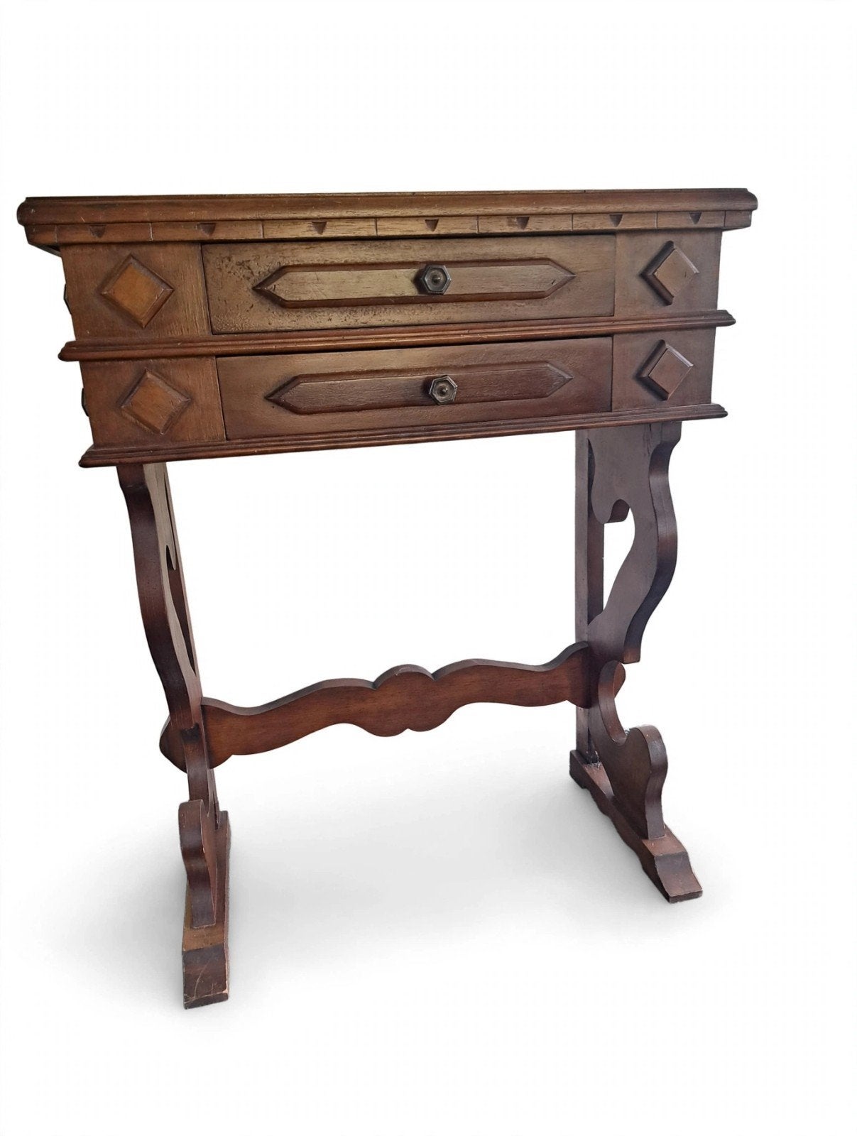 Antiek Victoriaans Eastlake Console Tafeltje, ca 1880-1900, Ophalen, Gebruikt, 55 tot 75 cm, Eastlake / Aesthetic Movement stijl