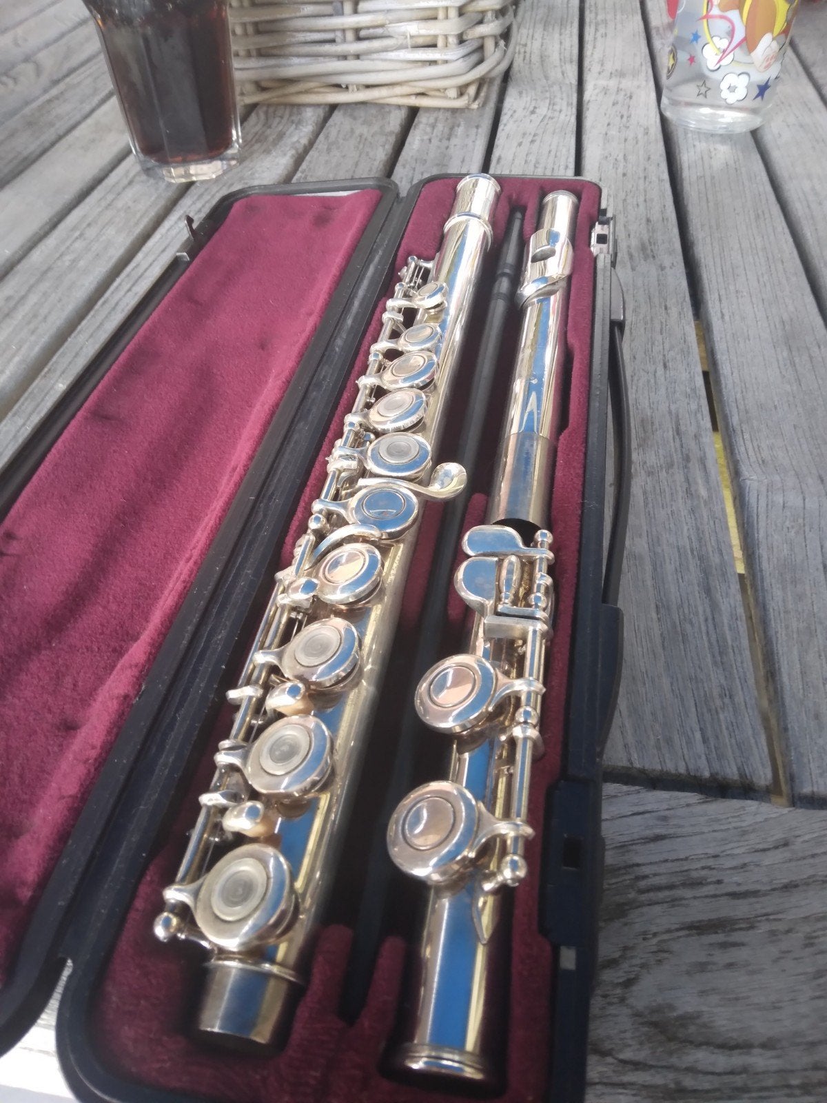 Dwarsfluit  yamaha  made Japan, Muziek en Instrumenten, Blaasinstrumenten | Dwarsfluiten en Piccolo's, Ophalen