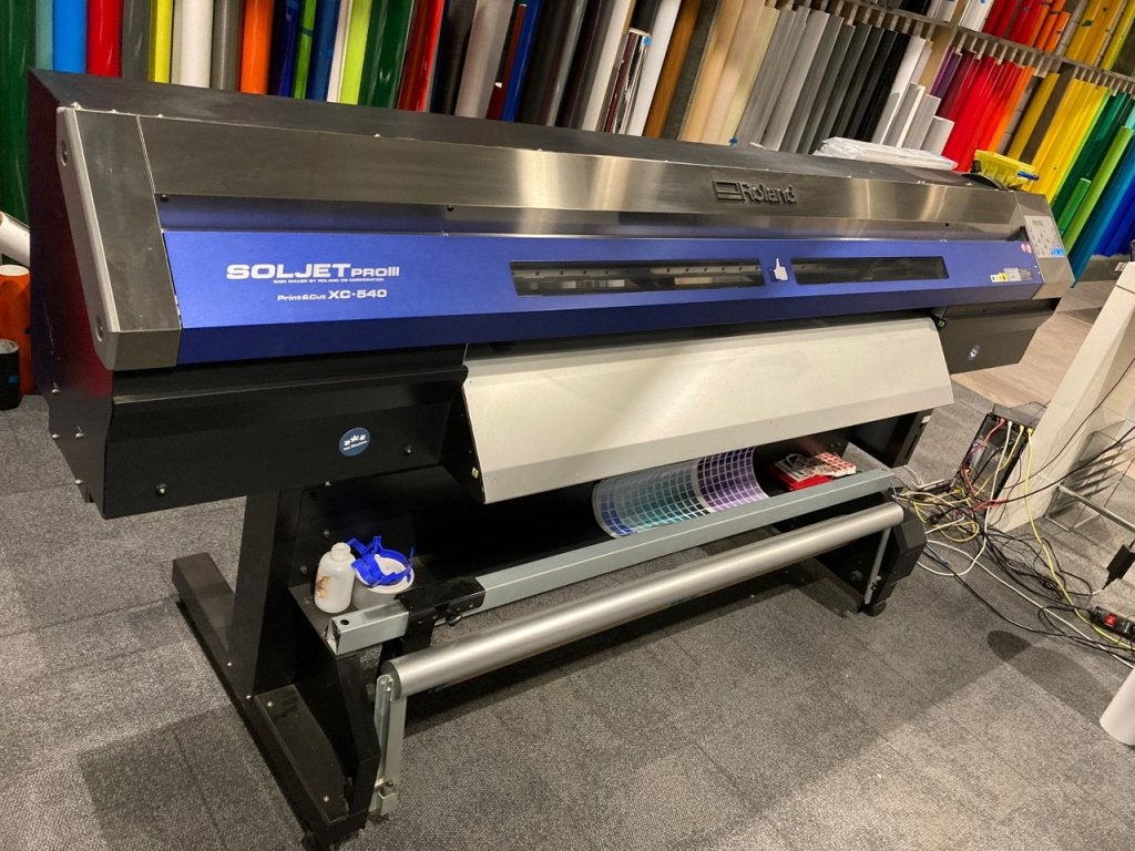 Roland Soljet Pro III XC-540 Print&Cut Snijplotter 150 cm, Computers en Software, Printers, Niet ingevuld, Gebruikt, Printer, Inkjetprinter