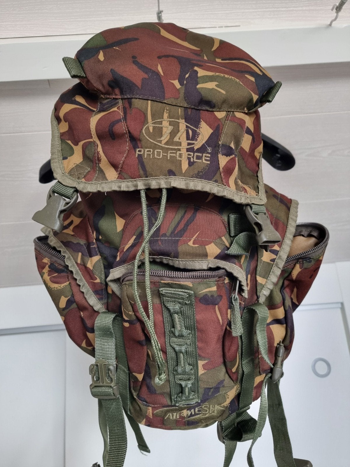 Pro-Force Camouflage Rugzak met Regenhoes, Ophalen of Verzenden, Gebruikt