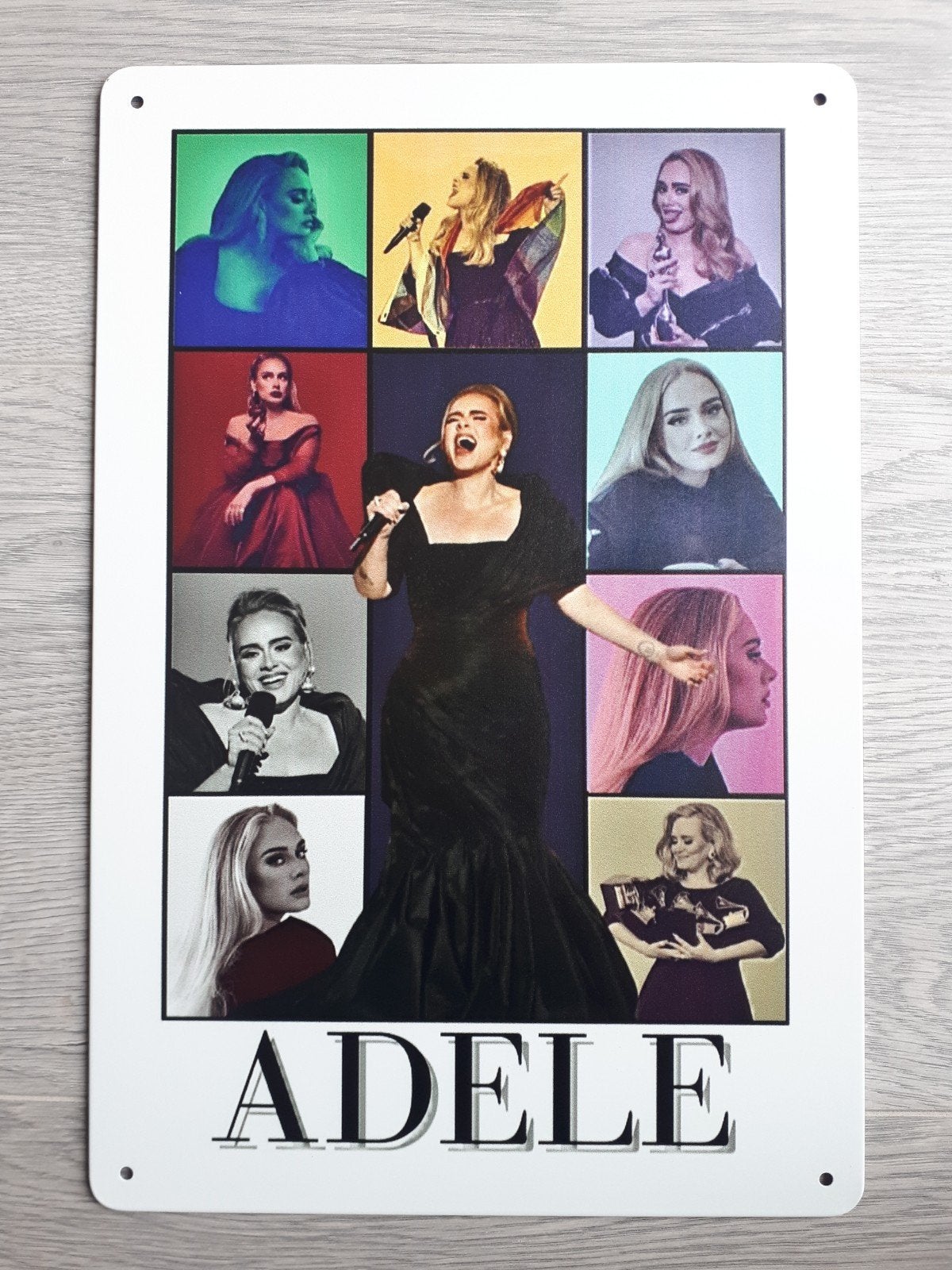 Adele 20x30 cm Metalen Reclamebord, Verzamelen, Ophalen of Verzenden, Nieuw, Poster, Artwork of Schilderij