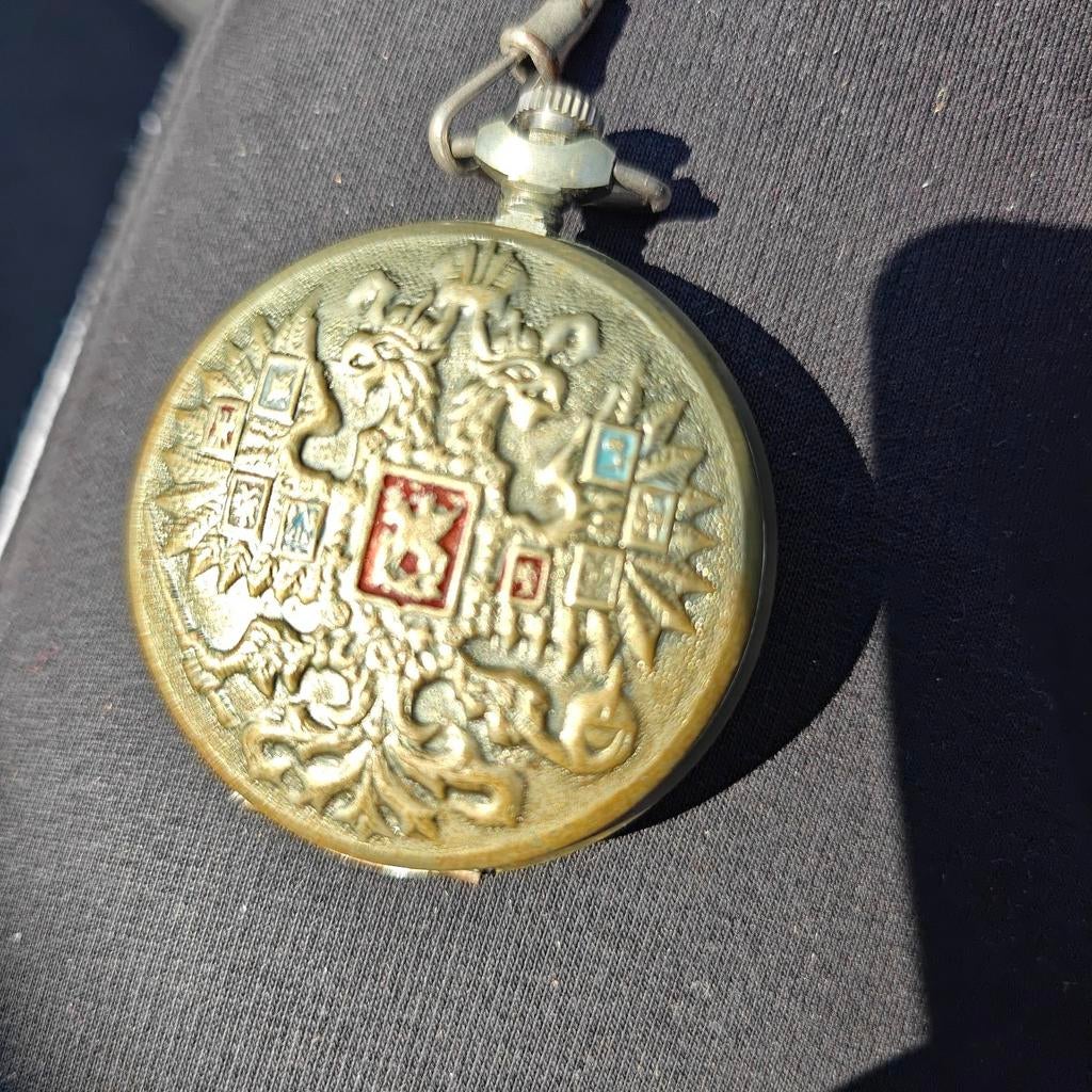 Vintage Russisch horloge..werkt helaas niet, Sieraden, Tassen en Uiterlijk, Horloges | Heren, Ophalen of Verzenden, Overige merken