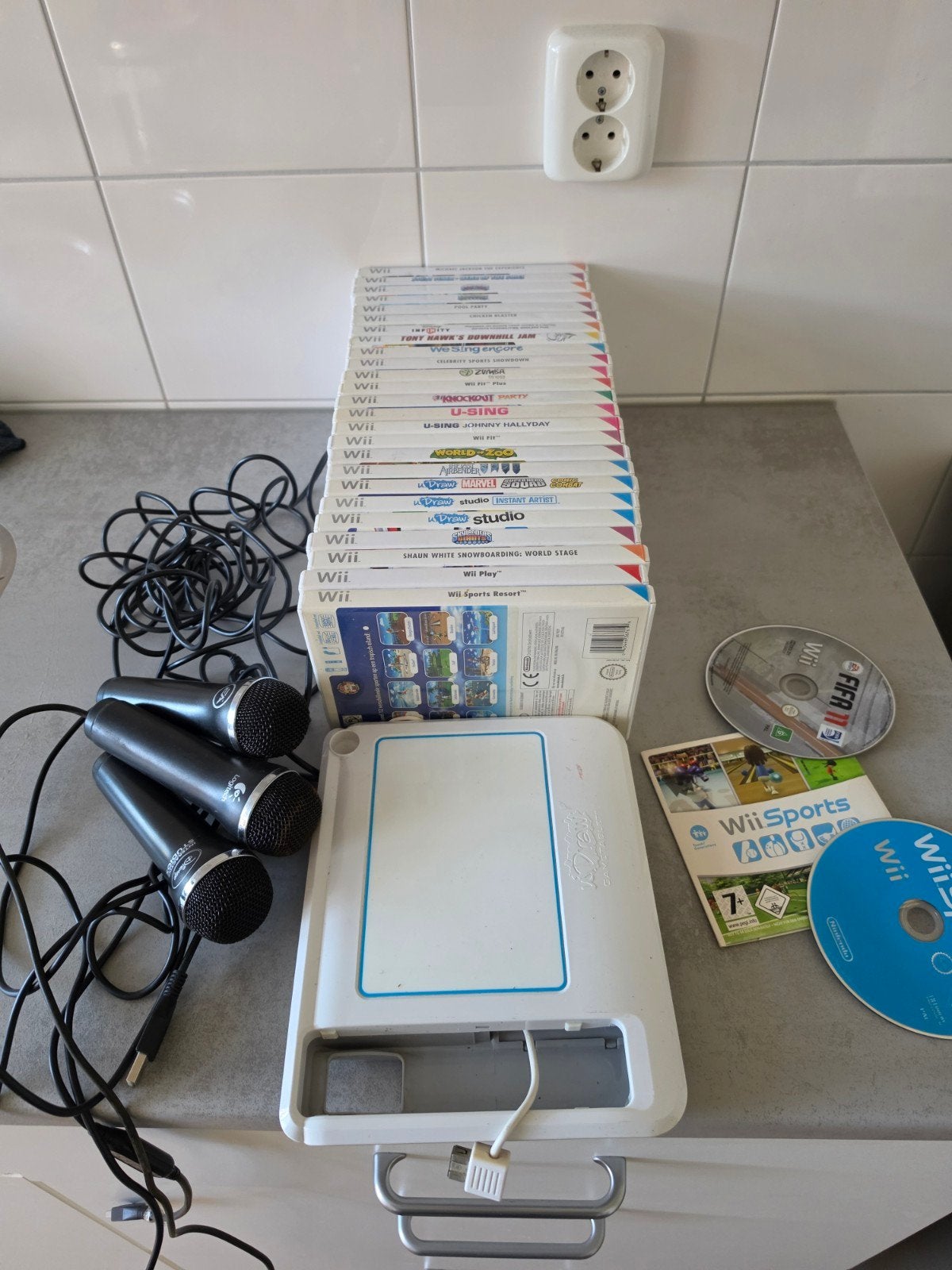 Grote collectie Wii games - Gebruikt, goede staat, Ophalen of Verzenden, Gebruikt