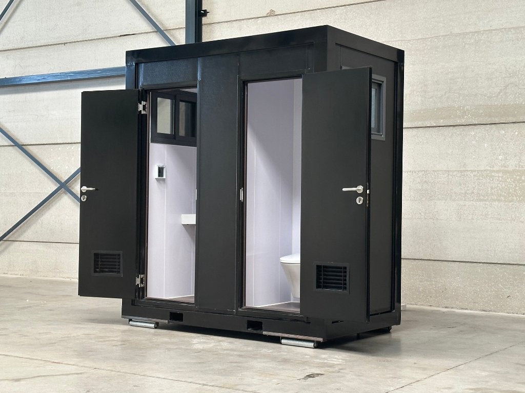 Dubbele Luxe Mobiele Toilet Wc Unit - Sanitair Unit - Dixie, Ophalen, Nieuw, Toilet