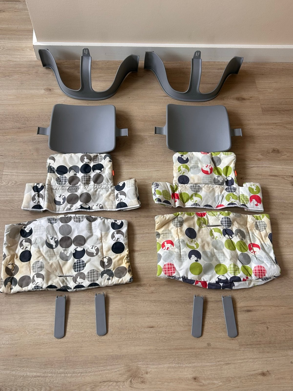 2x Stokke Tripp Trapp Baby Set met kussens, Ophalen of Verzenden, Gebruikt, Meegroeistoel, Stoelverkleiner