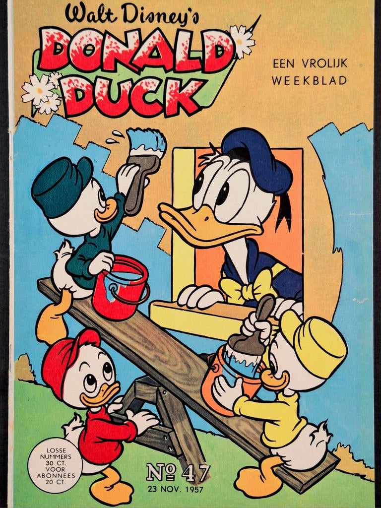 Donald Duck 1957 nr. 47, Eén stripboek, Ophalen of Verzenden, Zo goed als nieuw