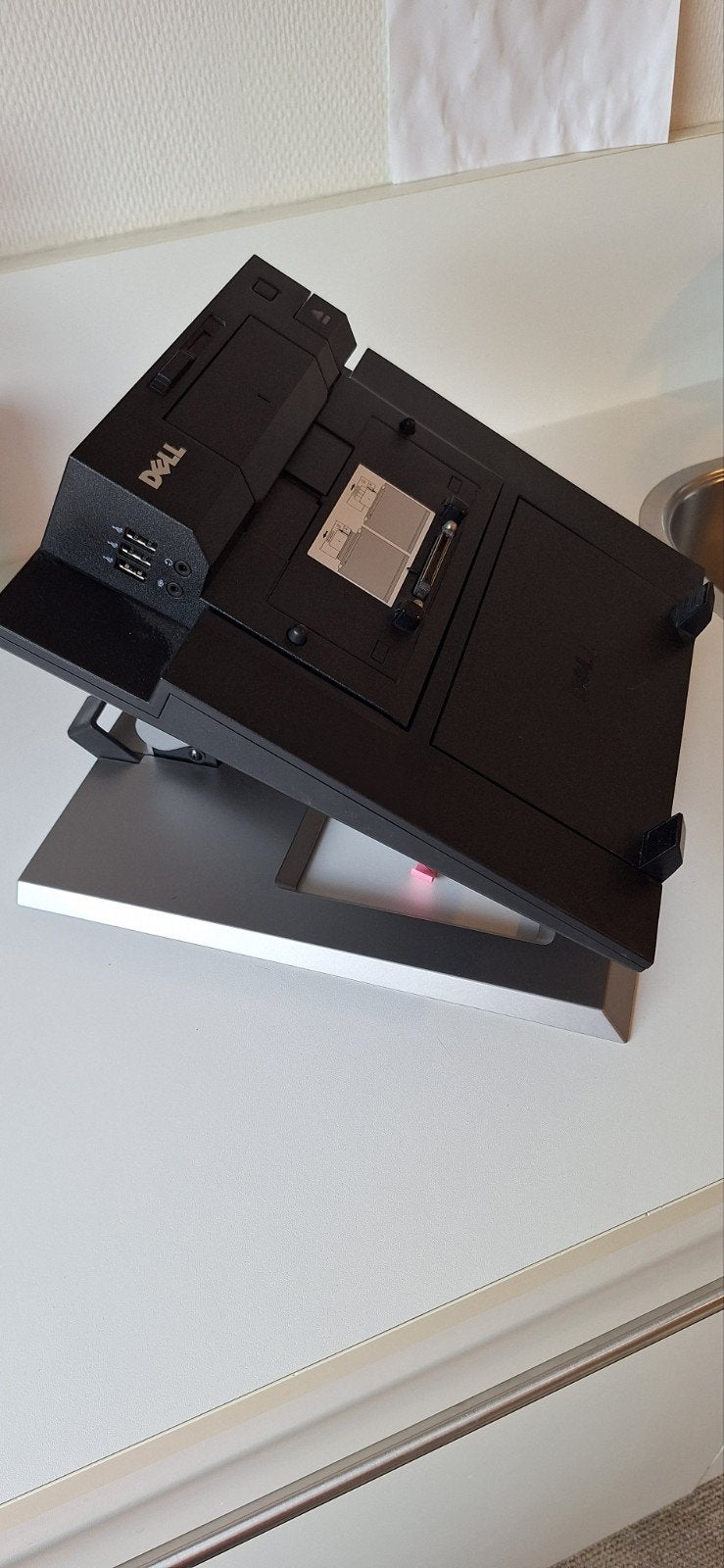 Dell E-Port Plus PR02X dockingstation met adapter, Computers en Software, Overige Computers en Software, Ophalen of Verzenden