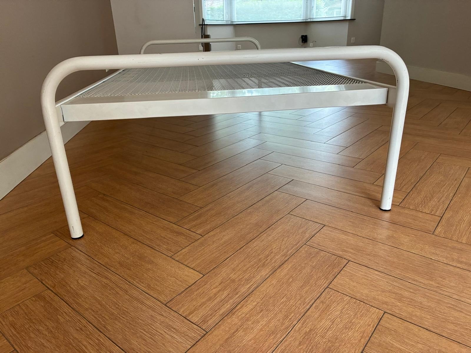 Auping spiraalbodem 90x200 cm, wit, zo goed als nieuw, Huis en Inrichting, Slaapkamer | Bedden, 90 cm, Eenpersoons, Ophalen of Verzenden