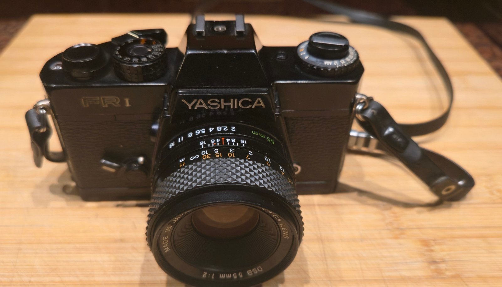 Yashica FR I Spiegelreflexcamera met accessoires, Audio, Tv en Foto, Ophalen, Gebruikt, Spiegelreflex, Overige Merken
