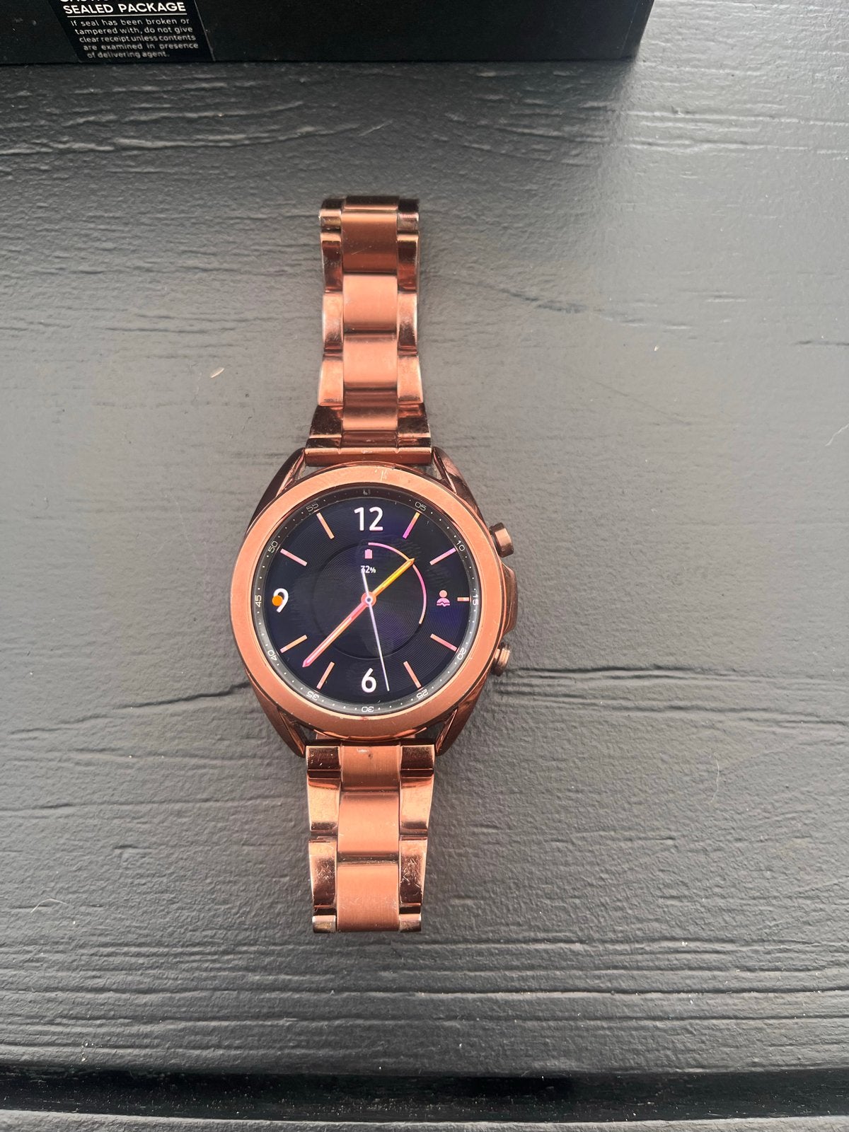 Samsung Galaxy Watch 3 Roségoud met extra bandjes, Hartslag, Ophalen of Verzenden, Zo goed als nieuw, Android