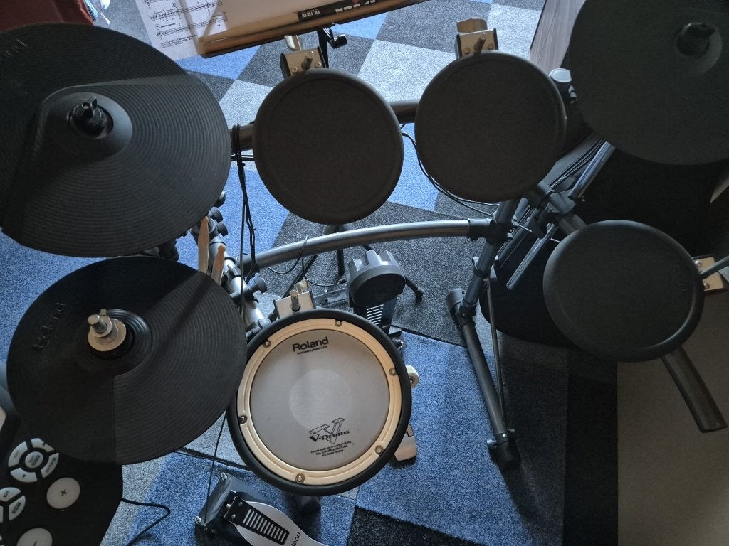 Roland TD-6V Elektronisch Drumstel – Compleet en Speelklaar, Muziek en Instrumenten, Ophalen, Zo goed als nieuw, Roland, Elektronisch