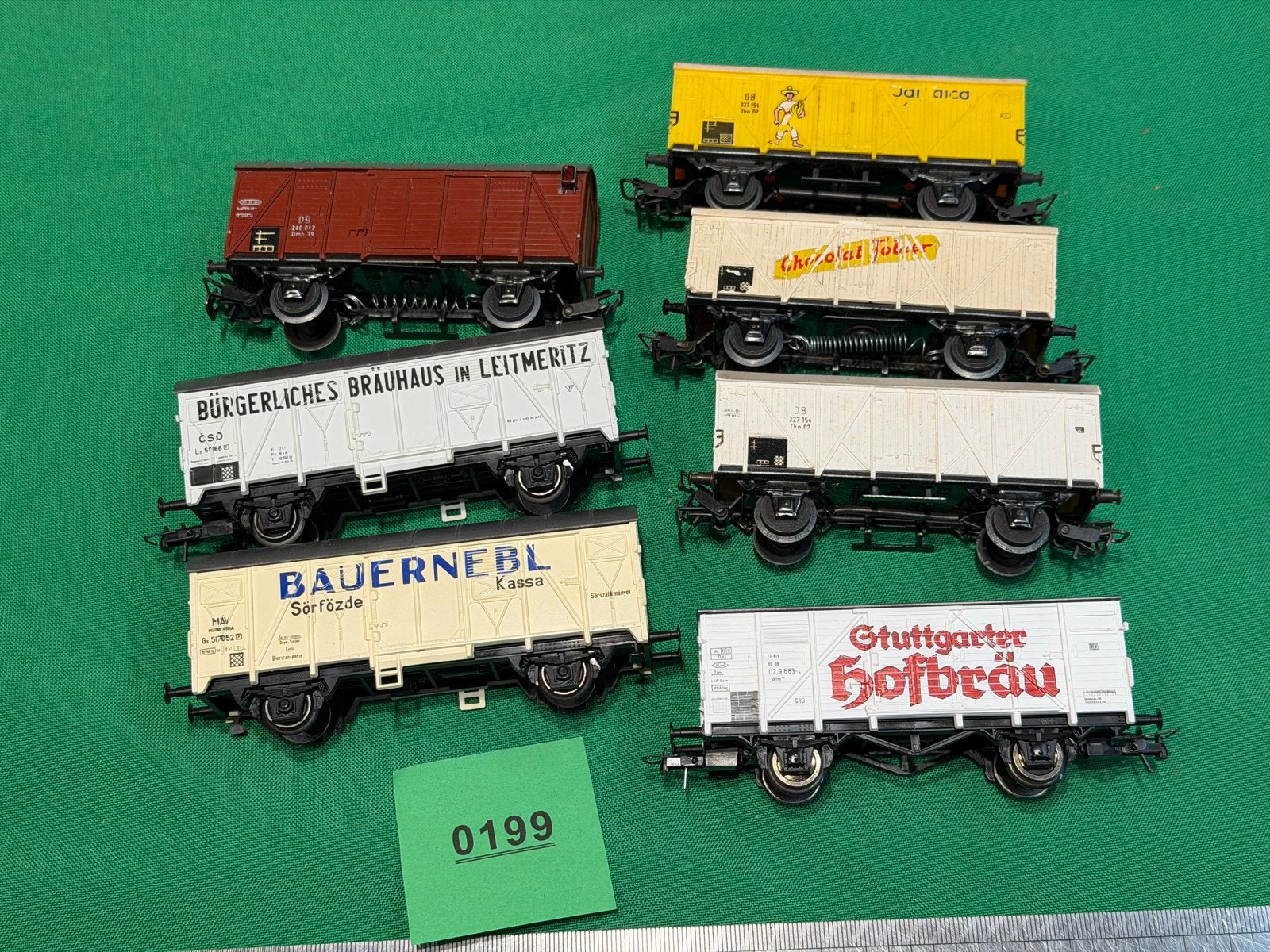 199- Partij van 7 diverse Marklin goederenwagons knutsel, Overige merken, Gebruikt, Gelijkstroom of Wisselstroom, Wagon