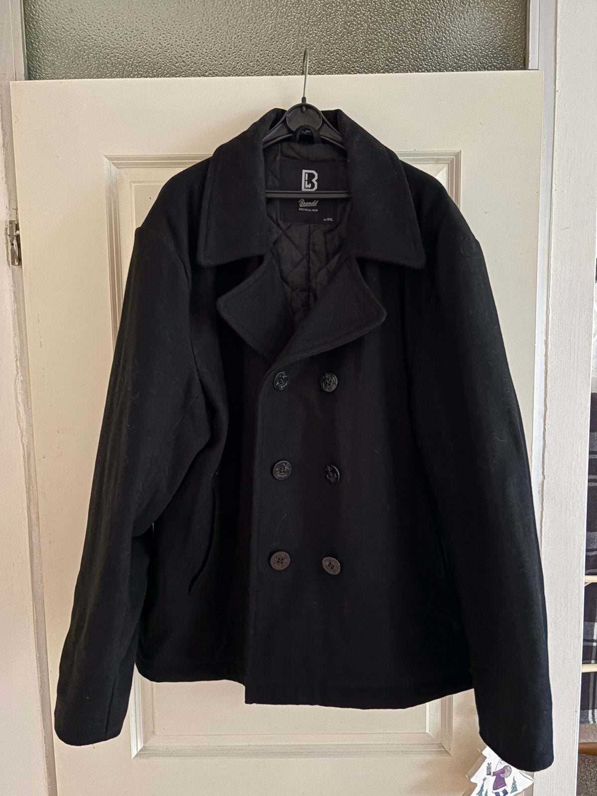 Winterjas Brandit maat 5xl in prima staat!, Ophalen of Verzenden, Zo goed als nieuw, Overige maten, Zwart