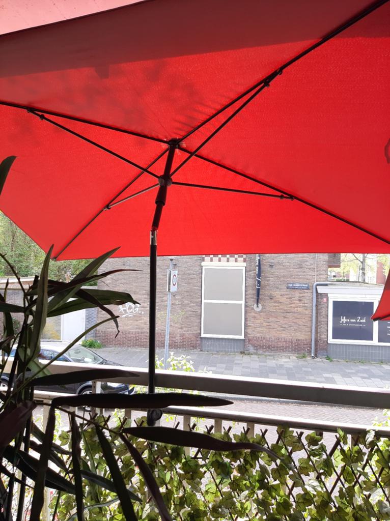 Nieuwe rode parasols, Ophalen of Verzenden, Nieuw, 1 tot 2 meter