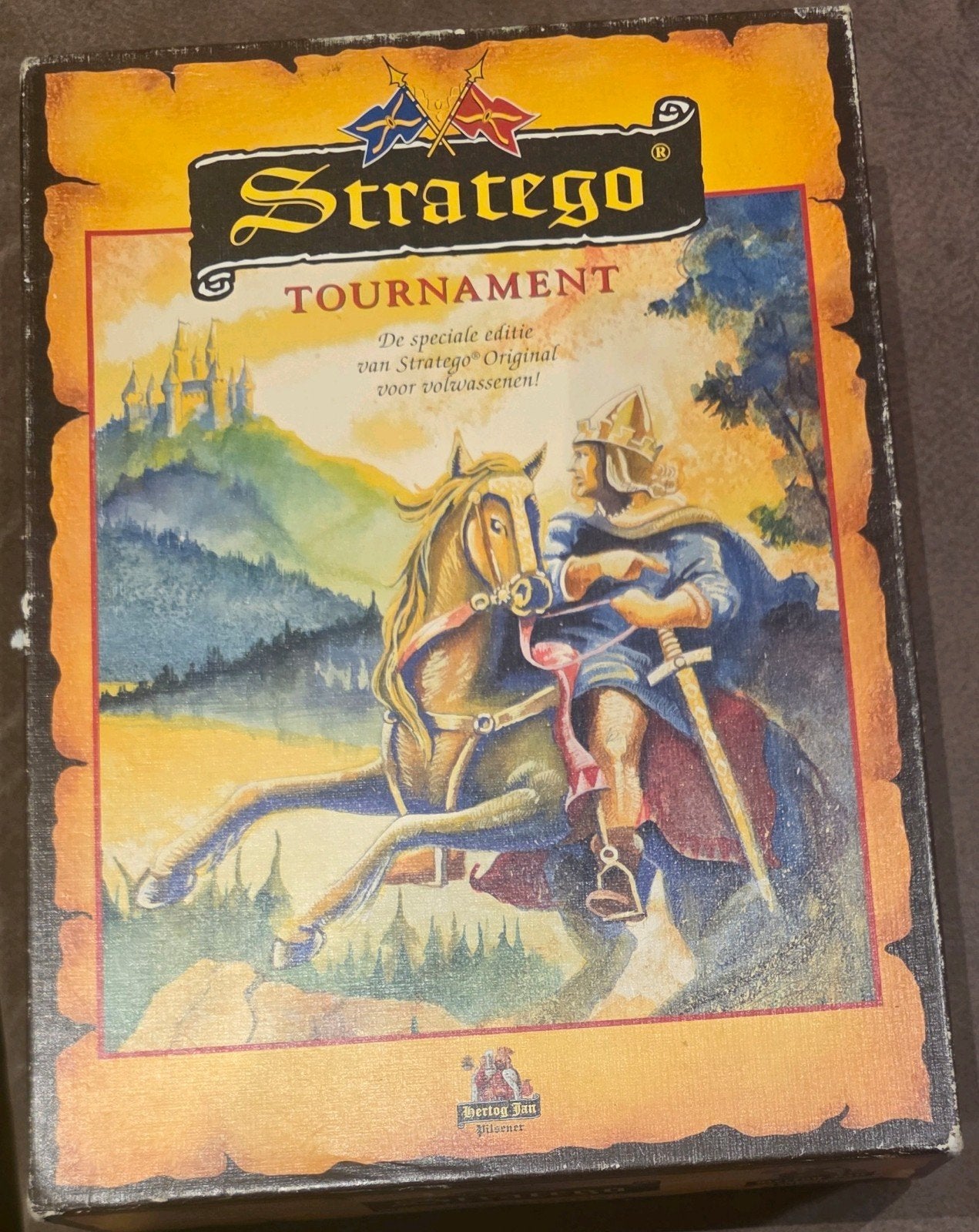 Stratego Tournament Bordspel - Hertog Jan Editie, Hobby en Vrije tijd, Gezelschapsspellen | Bordspellen, Een of twee spelers, Ophalen of Verzenden