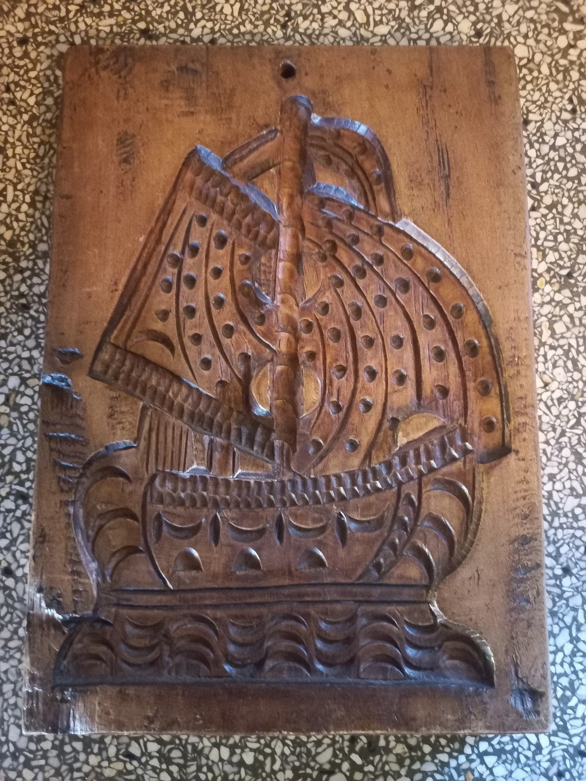 Antieke houten speculaasplank., Ophalen of Verzenden