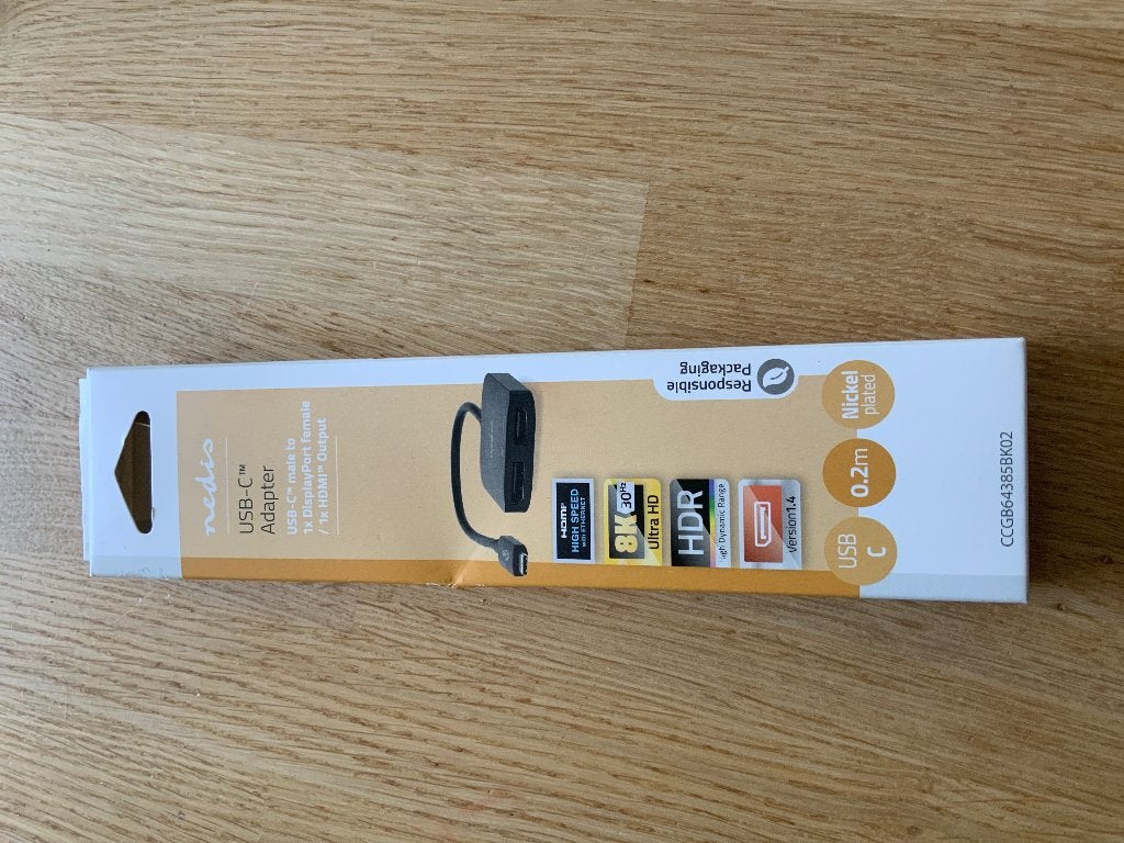 USB-c adapter naar HDMI en DisplayPort, Ophalen of Verzenden, Nieuw