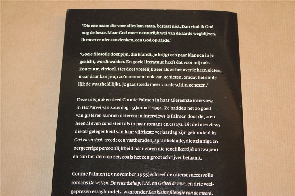 God en Vitriool — Palmen, Interviews door Adriaan van Dis, Ophalen of Verzenden, Zo goed als nieuw