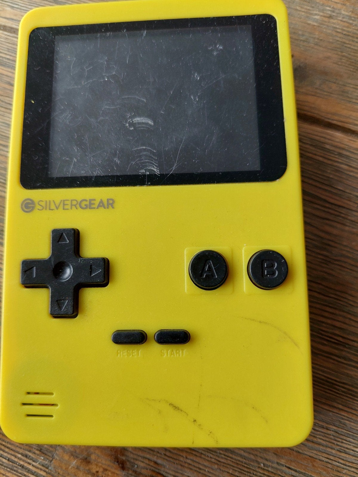 Silvergear Retro Pocket Gamer - Gele Handheld Console, Ophalen of Verzenden, Overige merken, Gebruikt