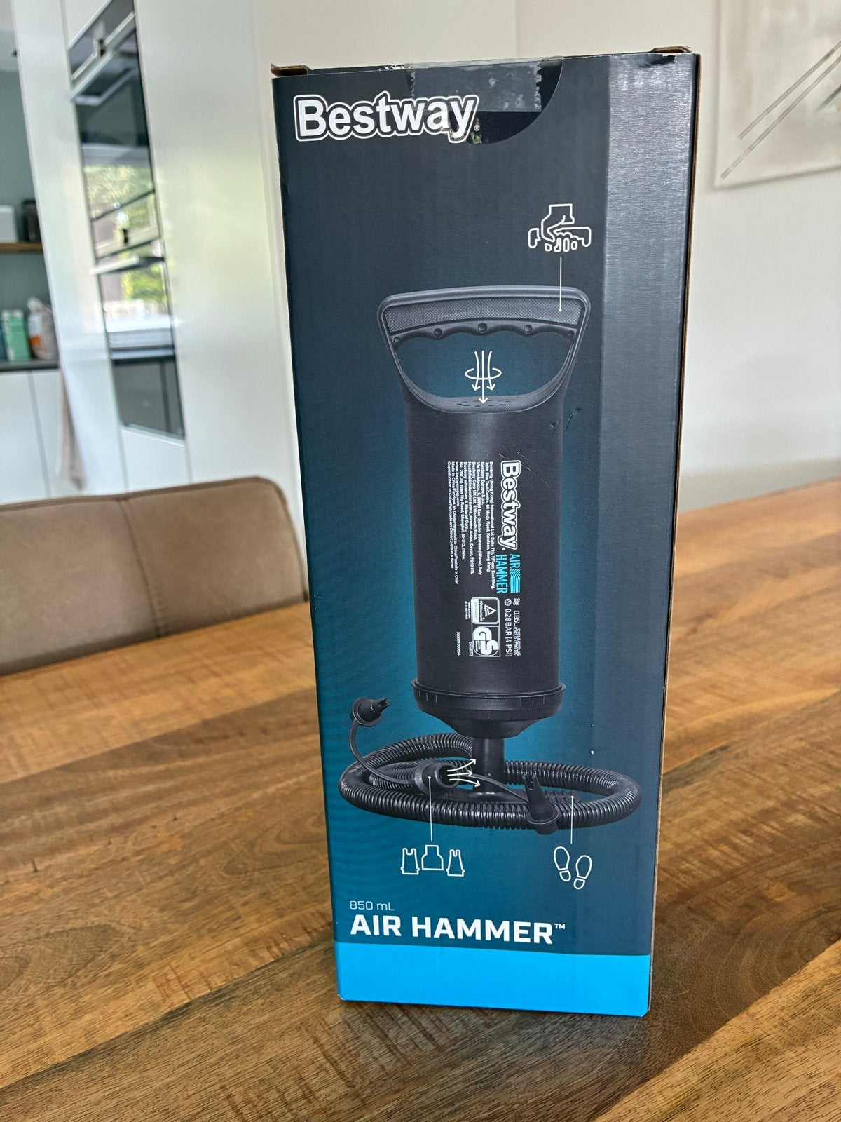 Bestway Air Hammer Handpomp 850ml - Nieuw in doos, Ophalen of Verzenden, Nieuw