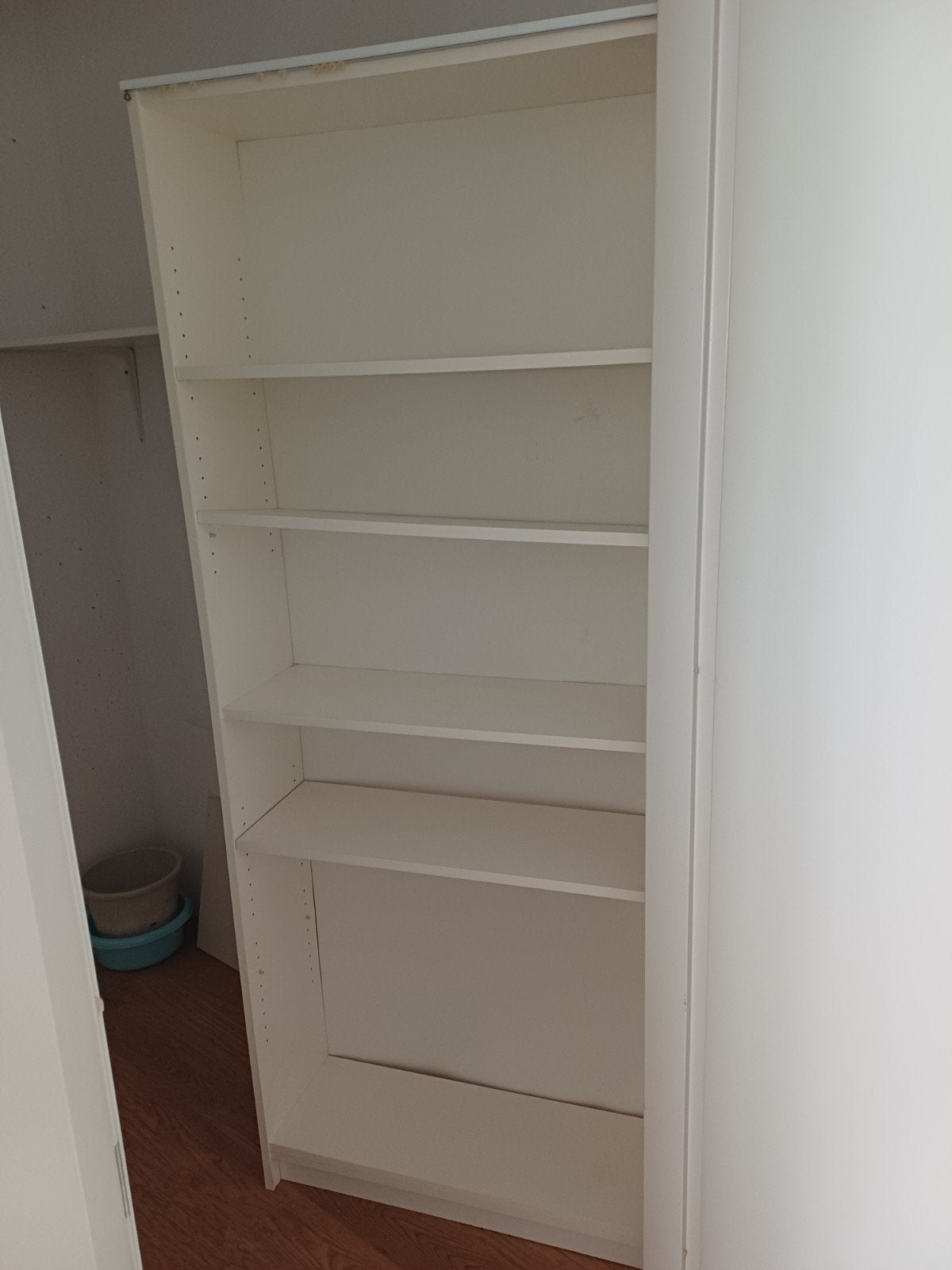 Stellingkast met verstelbare planken (203x80x28cm), Ophalen