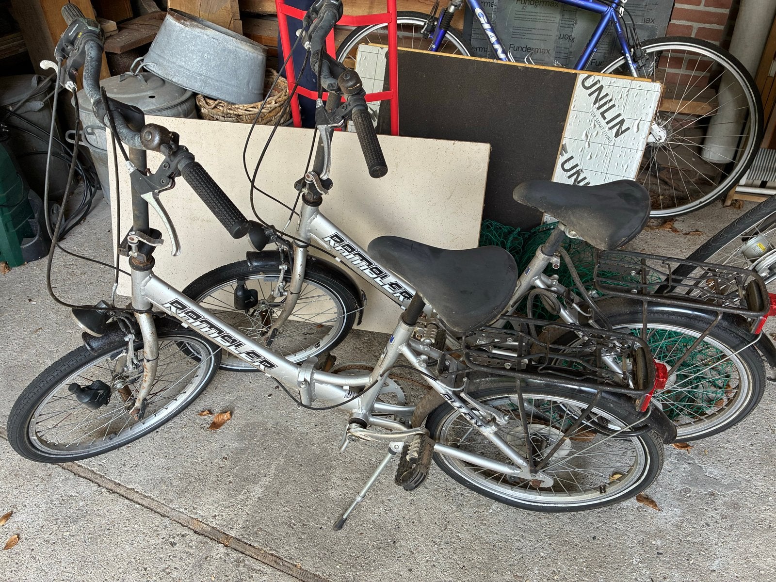 2 stuks Rambler vouwfiets, 20 inch of meer, Gebruikt, Velgrem, Versnellingen