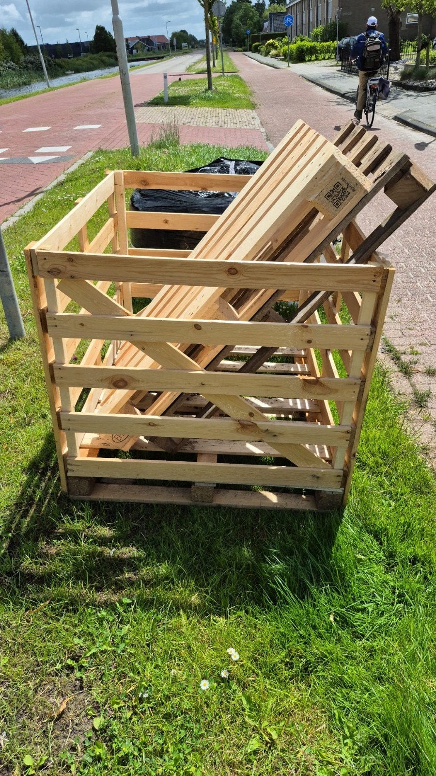 Pallets en palletbox gratis afhalen, Minder dan 3 m³, Ophalen of Verzenden
