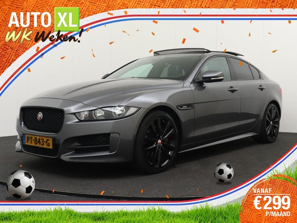 Jaguar XE 2.0 200 PK R-Sport Pano-dak Digi.Dash Trekhaak Cam, Auto's, Jaguar, Automaat, Achterwielaandrijving, 4 cilinders, Bedrijf