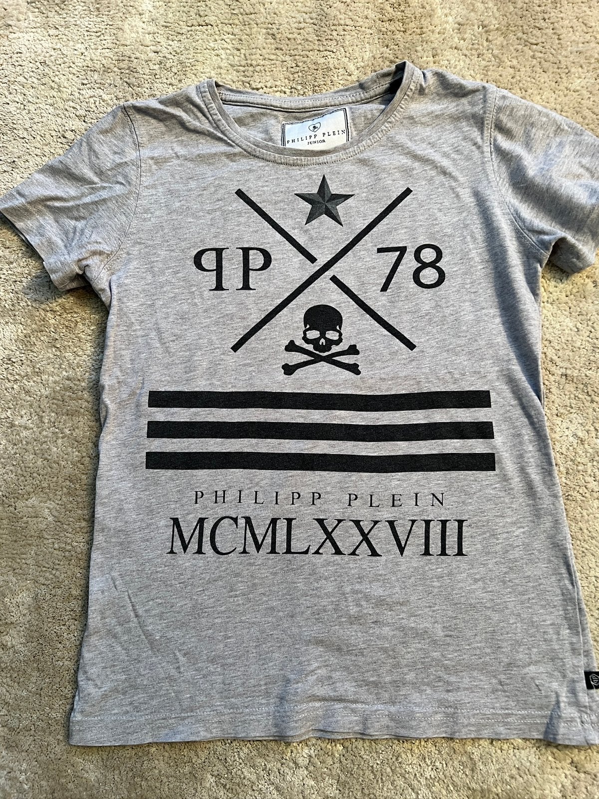 Philipp Plein T-shirt jongen maat 128 –zo goed als nieuw, Ophalen of Verzenden, Zo goed als nieuw, Jongen, Shirt of Longsleeve