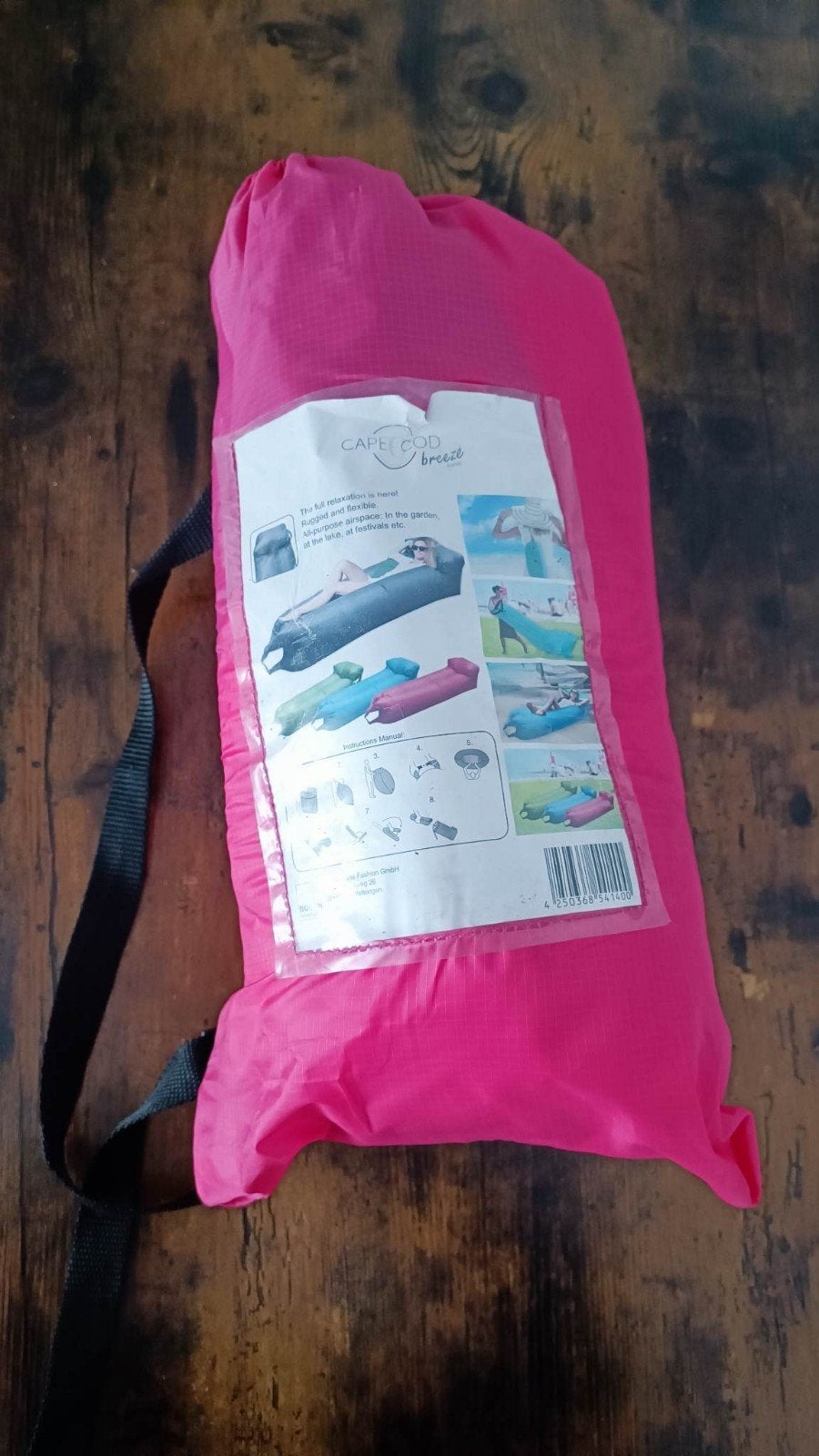 Nieuw Zitzak/ligzak roze, Tuin en Terras, Ophalen, Nieuw