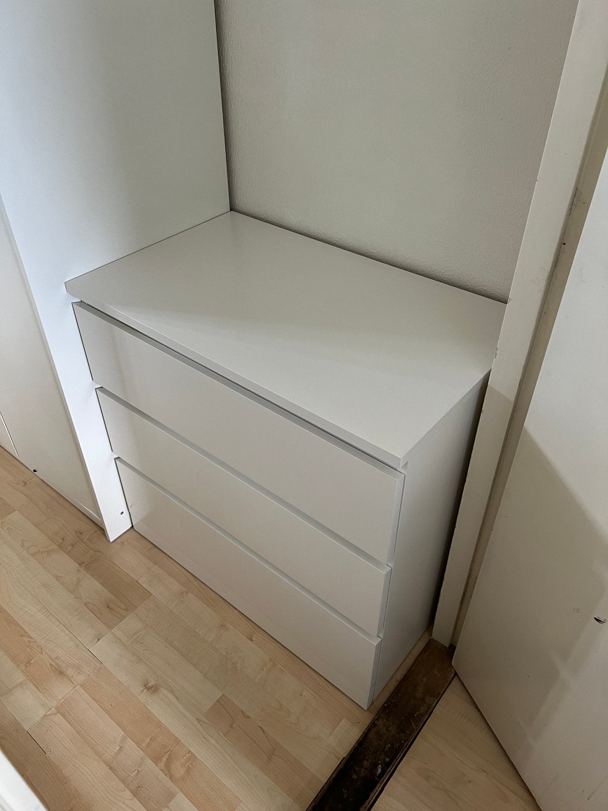 White Ikea chest of drawers, Ophalen of Verzenden, Gebruikt, Wit, Laminaat