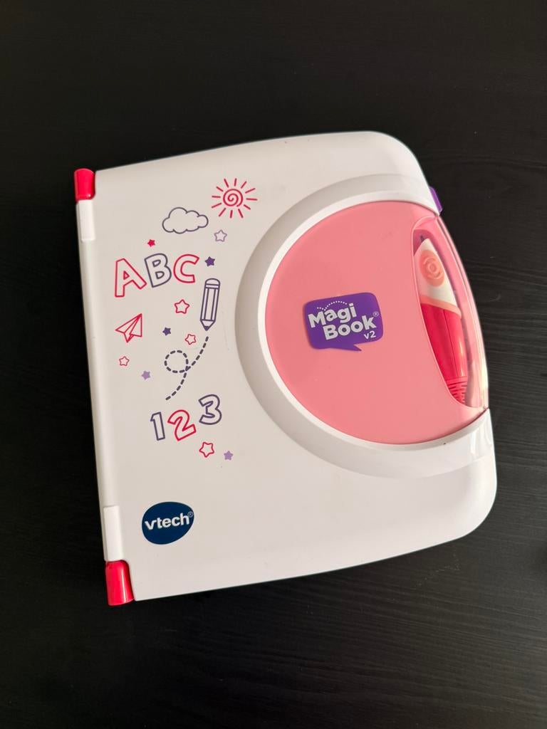Vtech Magibook incl 4 boekjes, Ophalen of Verzenden, Zo goed als nieuw
